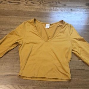 Yellow long sleeve top!